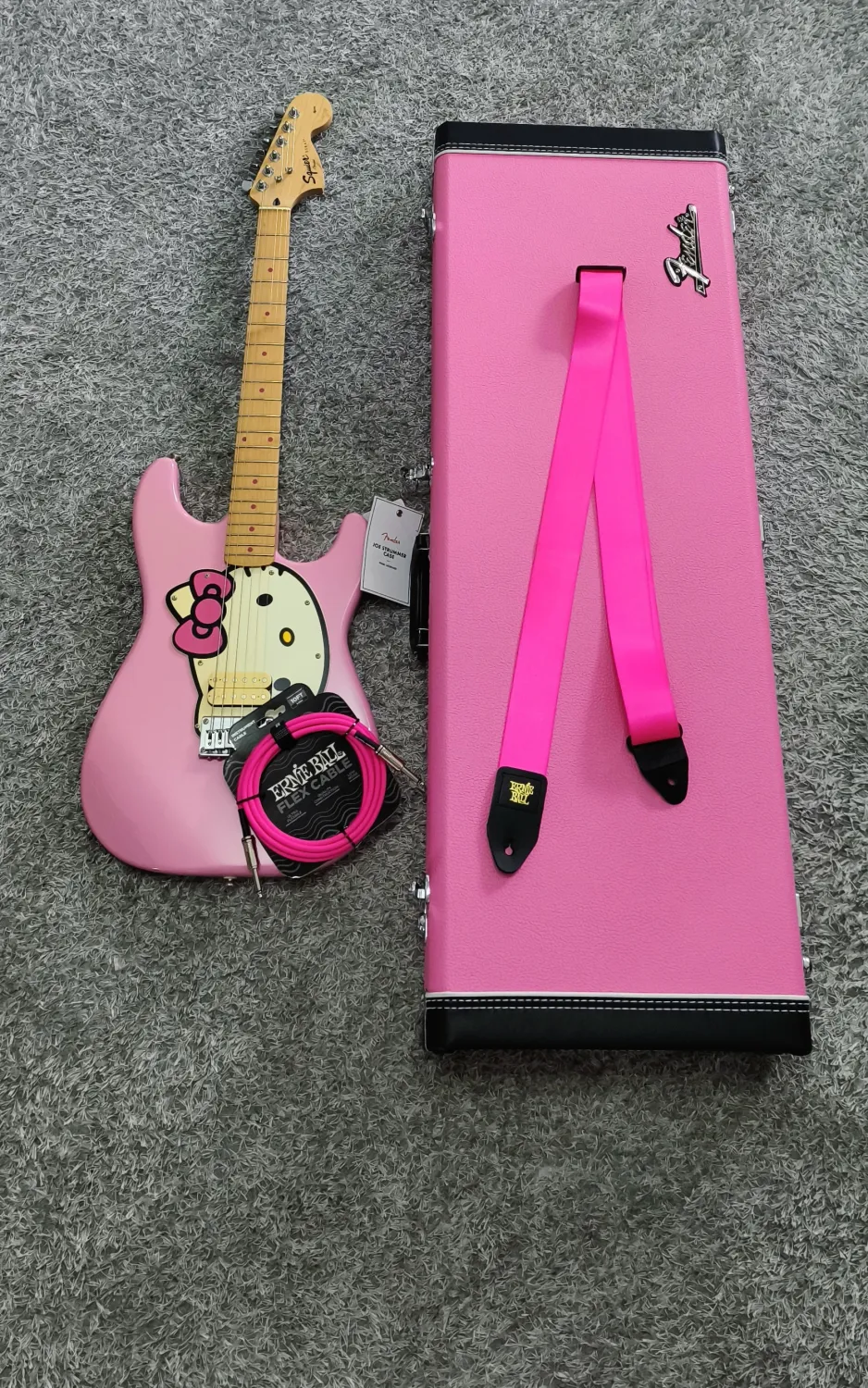 Squier Hello Kitty 2006 original serues Elektromos gitár