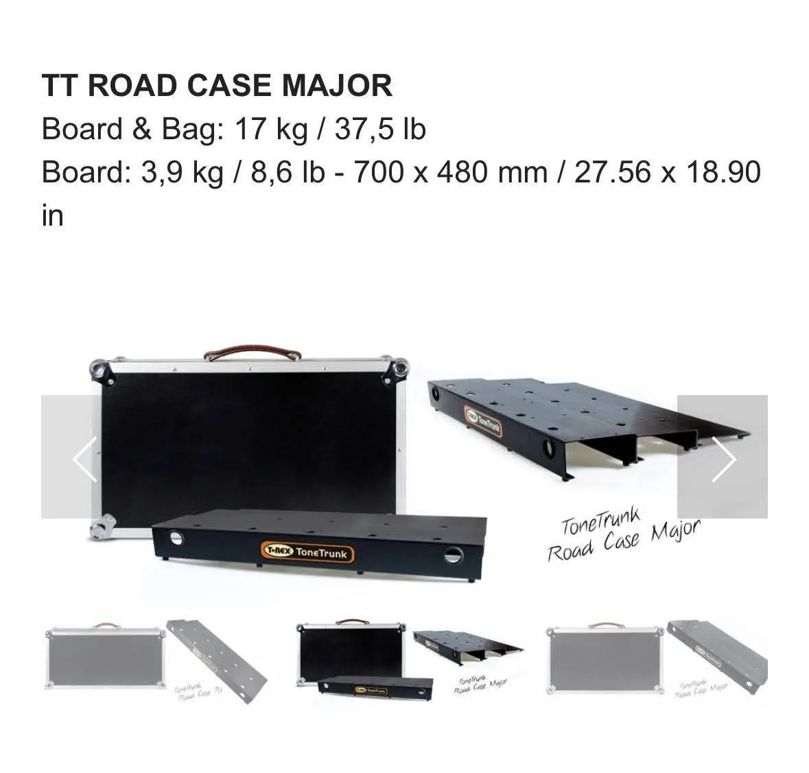 T-Rex Tonetrunk Major RoadCase Pedal Halter