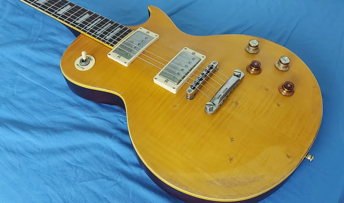 Vintage V100 ICON Lemon Drop Guitarra eléctrica