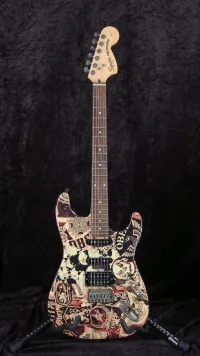 Squier Standard Strat HSS Obey MII 2006 Electric guitar - Vintage52 Hangszerbolt és szerviz [Today, 1:09 pm]