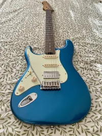 Harley Benton ST Modern Lake Placid Blue Balkezes elektromos gitár - midnight electronics [Ma, 22:04]
