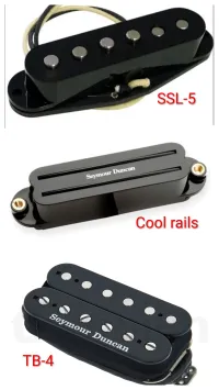 Seymour Duncan Cool rails, SSL-5, TB-4 Hangszedő szett - Menráth Péter [Ma, 21:47]