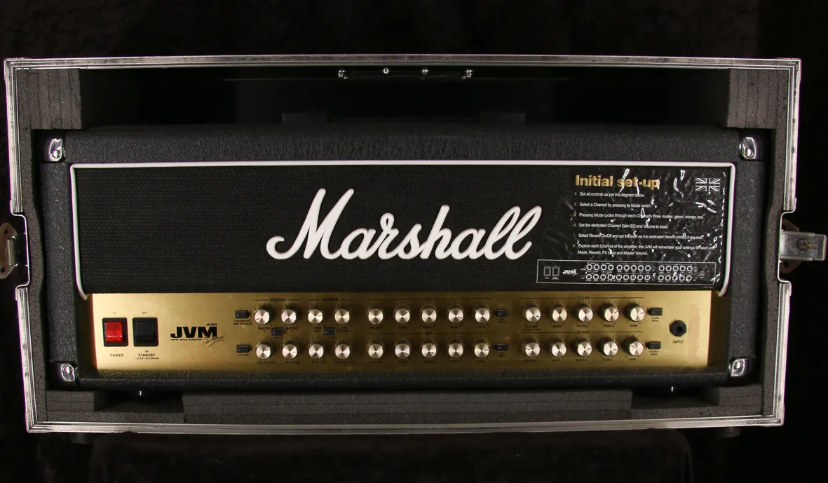 Marshall JVM 410H konténerrel Gitárerősítő-fej