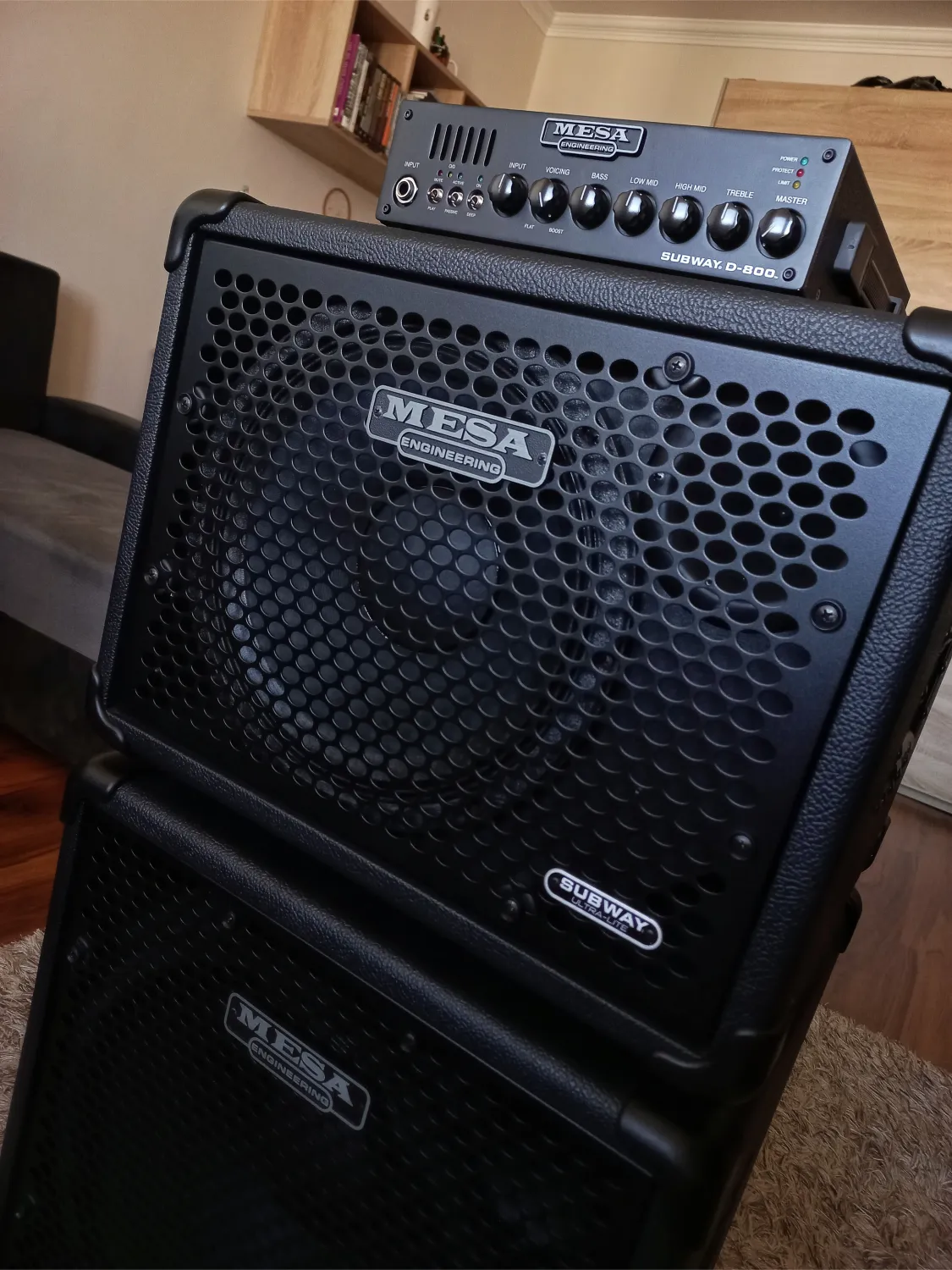 Mesa Boogie Subway D-800, Subway 1x15, Subway 1x12 Basszus fej és láda