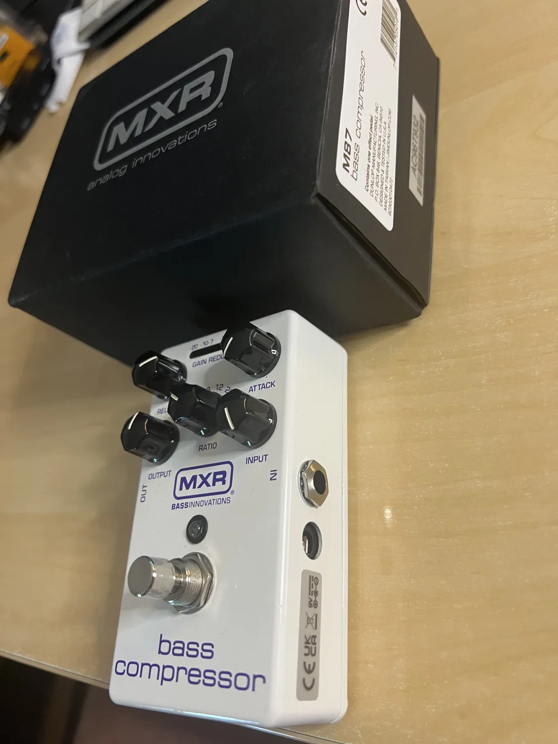 MXR M87 Bass Compressor Basszus kompresszor