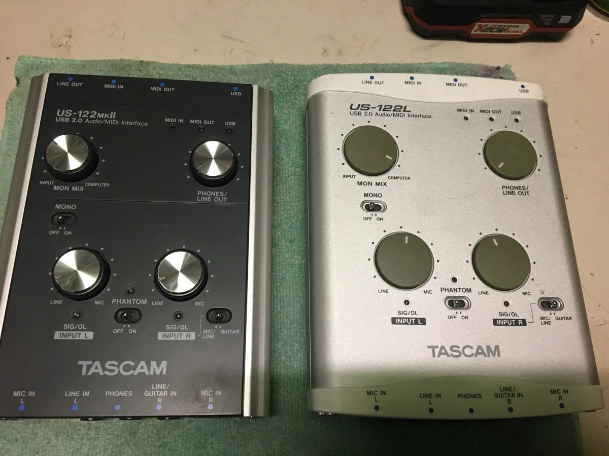 Tascam Us122 External sound card