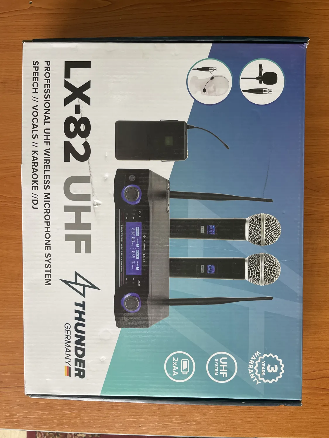 Thunder LX-82 2H UHF rádiós Head microphone