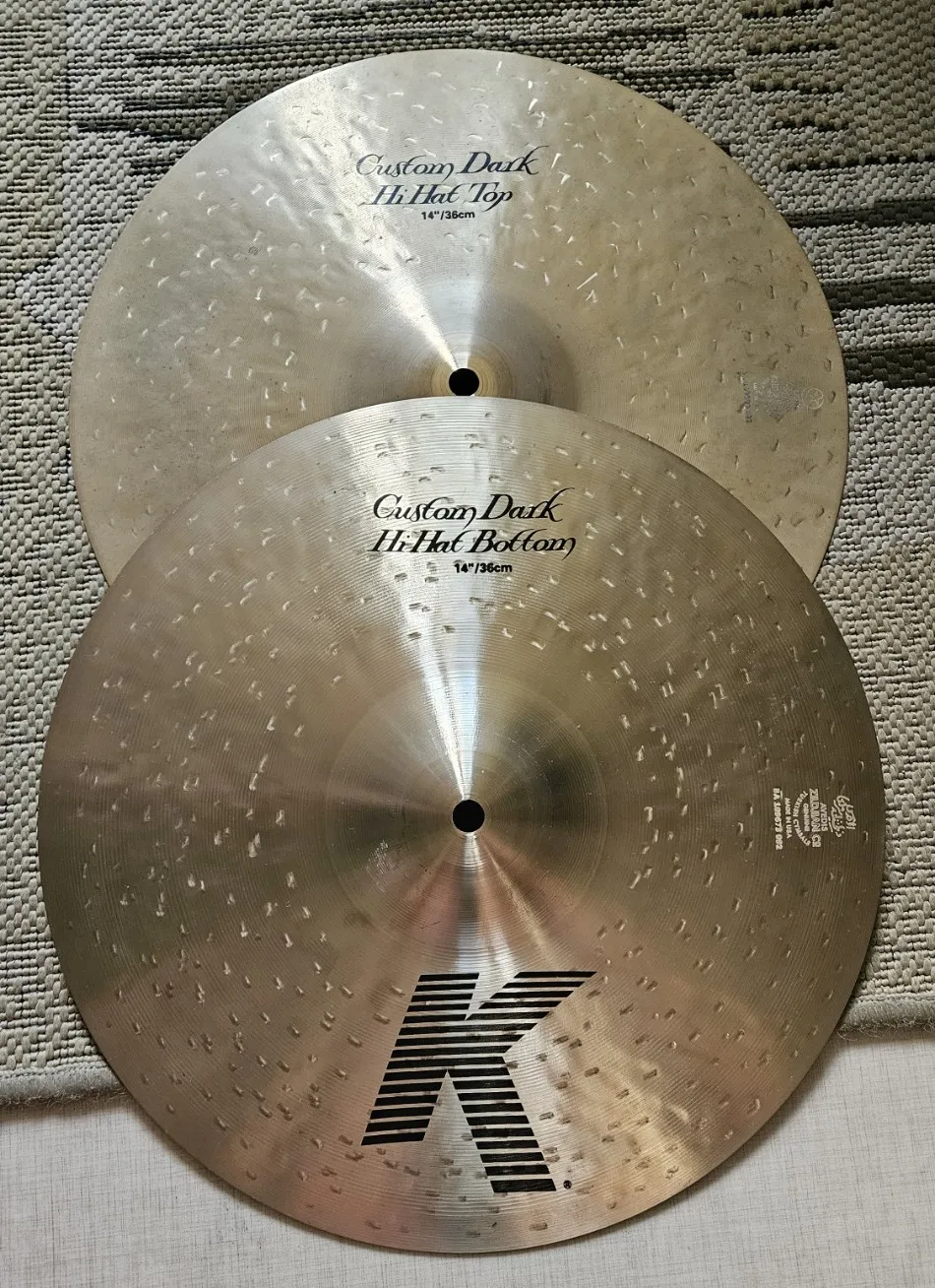 Zildjian 14 K CUSTOM DARK Fusstschinelle 