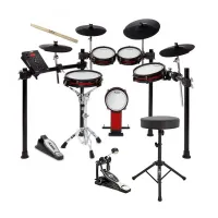 Eladó egy hibátlan állapotú Alesis Crimson II Kit Special Edition (Red) prémium elektromos dobszett.Ez a Special Edition kiadás, ami a piros dizájn mellett a továbbfejlesztett, még halkabb és jobb játékérzetet [...]
