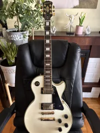 Epiphone Les Paul Custom Pro Alpine White Elektromos gitár
