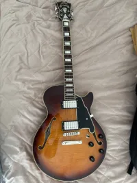 DAngelico Premier SS Dark Iced Tea Burst