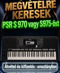 YAMAHA PSR S975 Szintetizátor - Kóka István [Ma, 11:24]