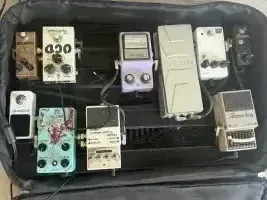 Fulltone , IBANEZ, WAMPLER, WA Pedal Board