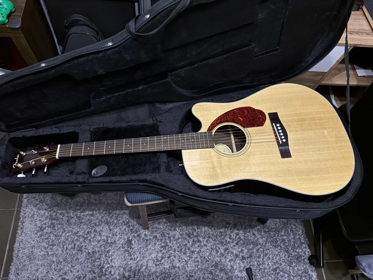 Fender CD 140 SCE NAT Akusztikus gitár