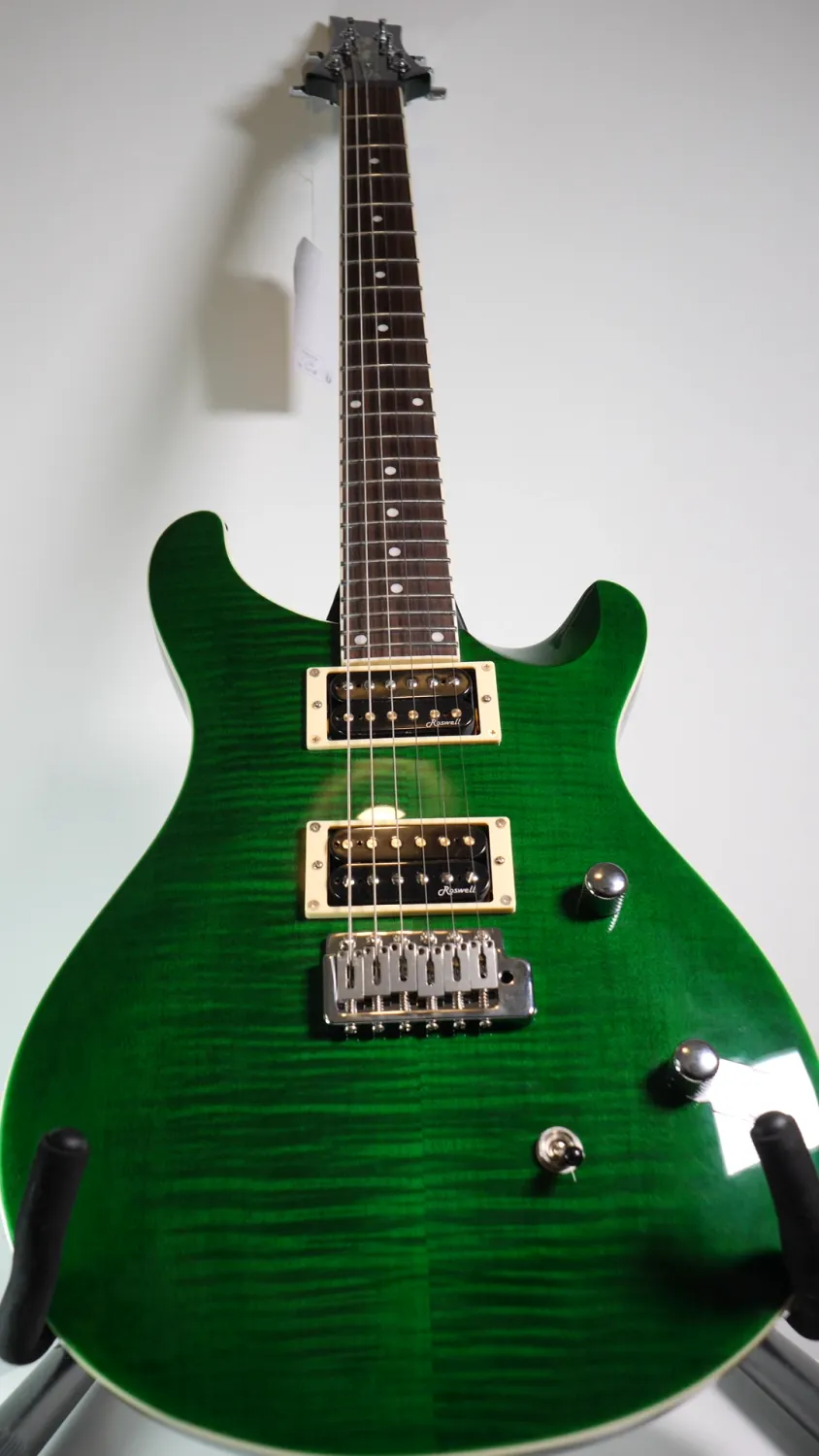 Harley Benton CST-24T Emerald Flame Elektromos gitár