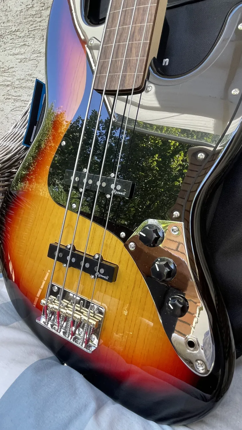 Harley Benton JB-75 FL SB Basgitara