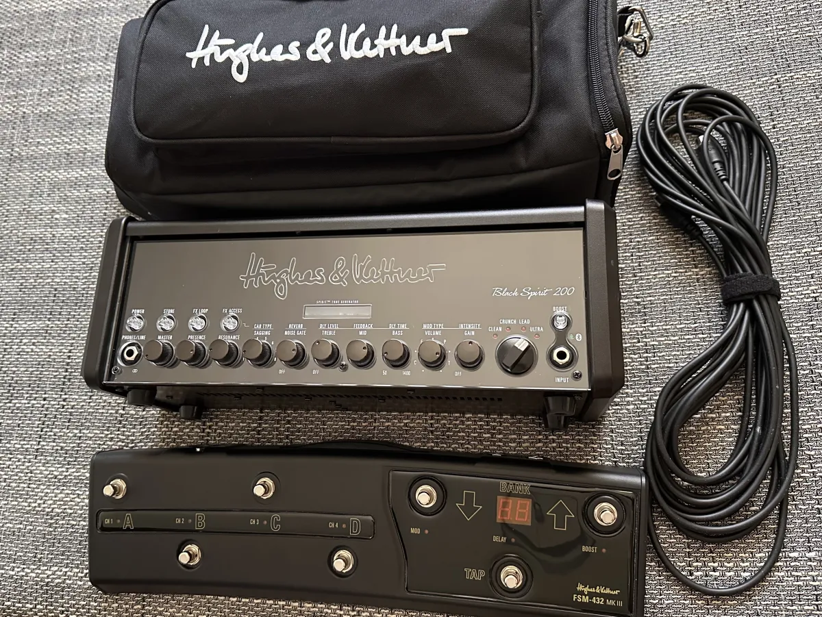 Hughes&Kettner Black Spirit 200 Gitarreverstärker-Kopf