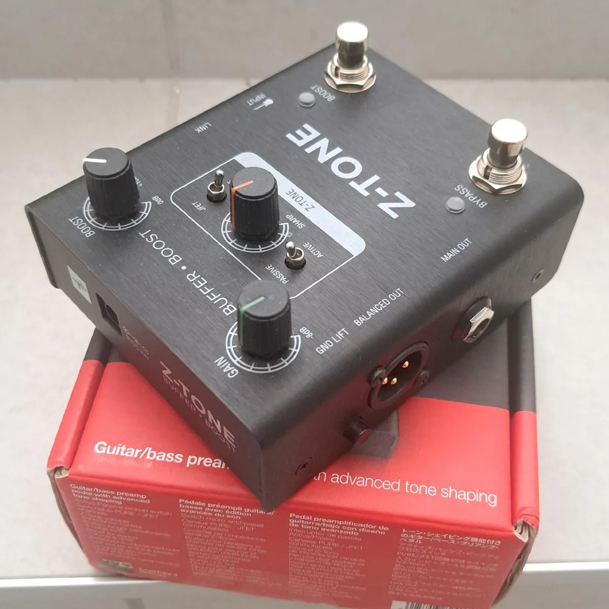 IK Multimedia Z-Tone Buffer Boost DI Efektový pedál