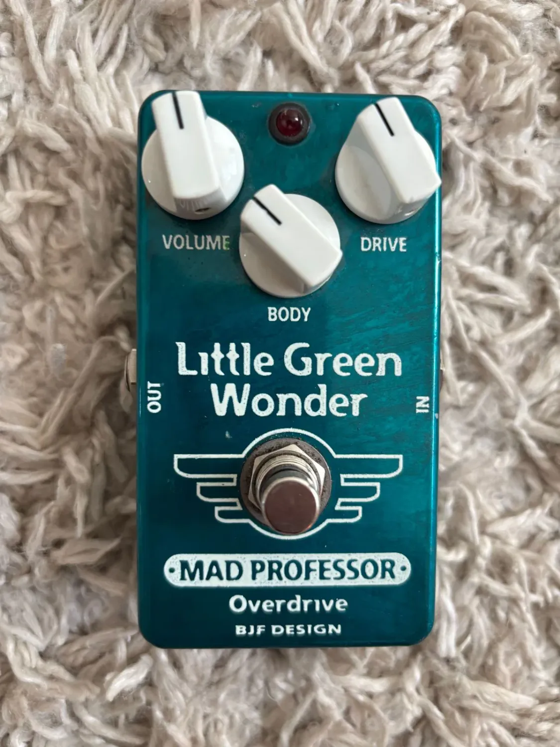 Mad Professor Little Green Wonder Overdrive pedál - Hand-built Effekt