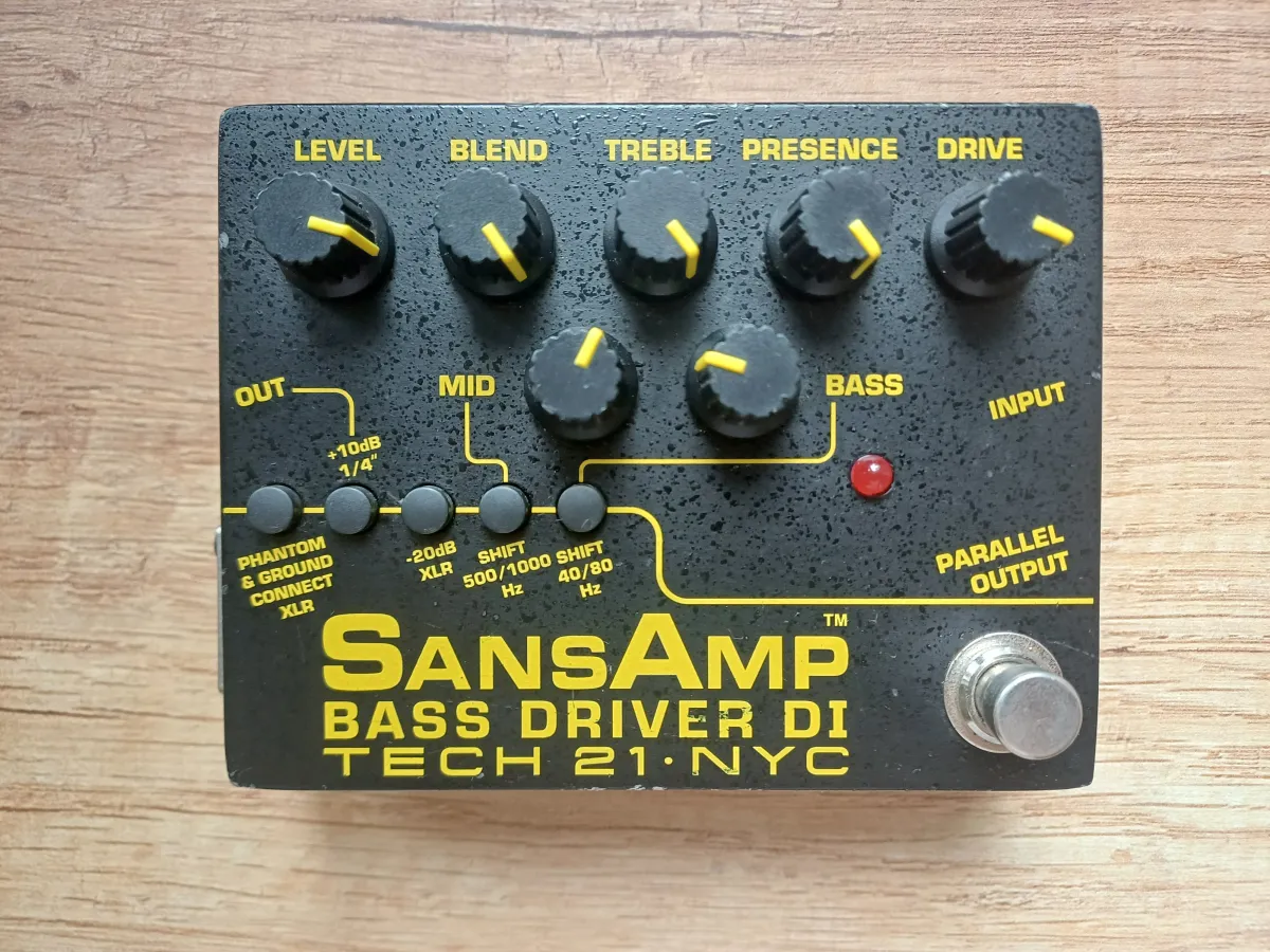 Tech21 Bass Driver D.I. V.2 gitár effektpedál Basszus pedál