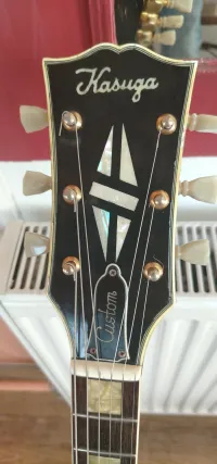 Kasuga Les Paul Custom Elektromos gitár - Kabak [Ma, 11:20]