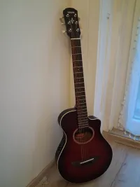YAMAHA APXT2 Dark Red Burst 34 elektro-akusztikus
