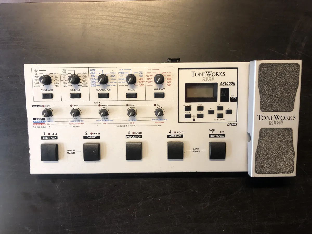 Korg Tone works ax1000g Pedal