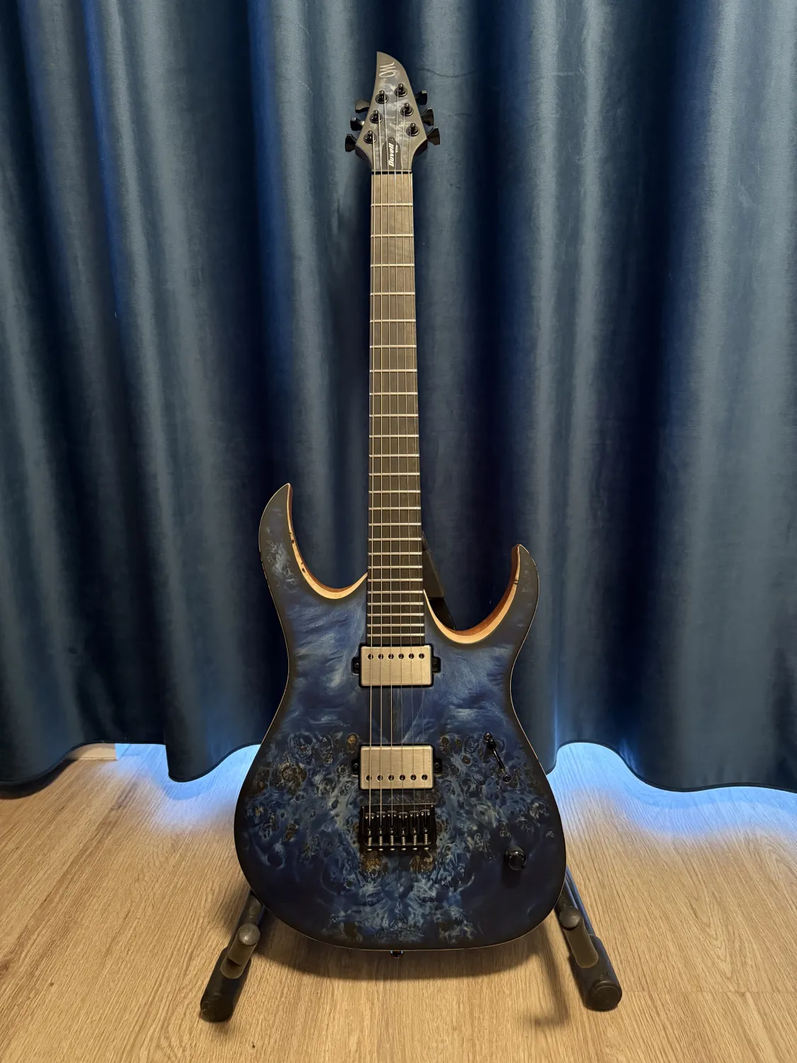 Mayones Duvell Elite 6 - Custom Blue Elektrická gitara