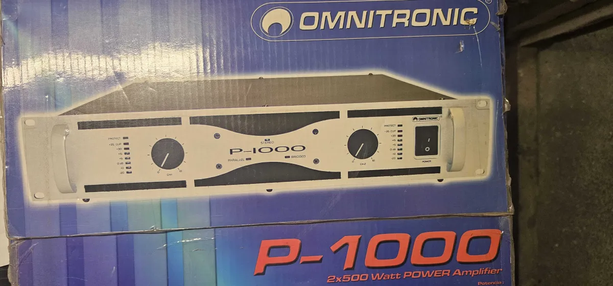 Omnitronic P-1000 Set de sonido