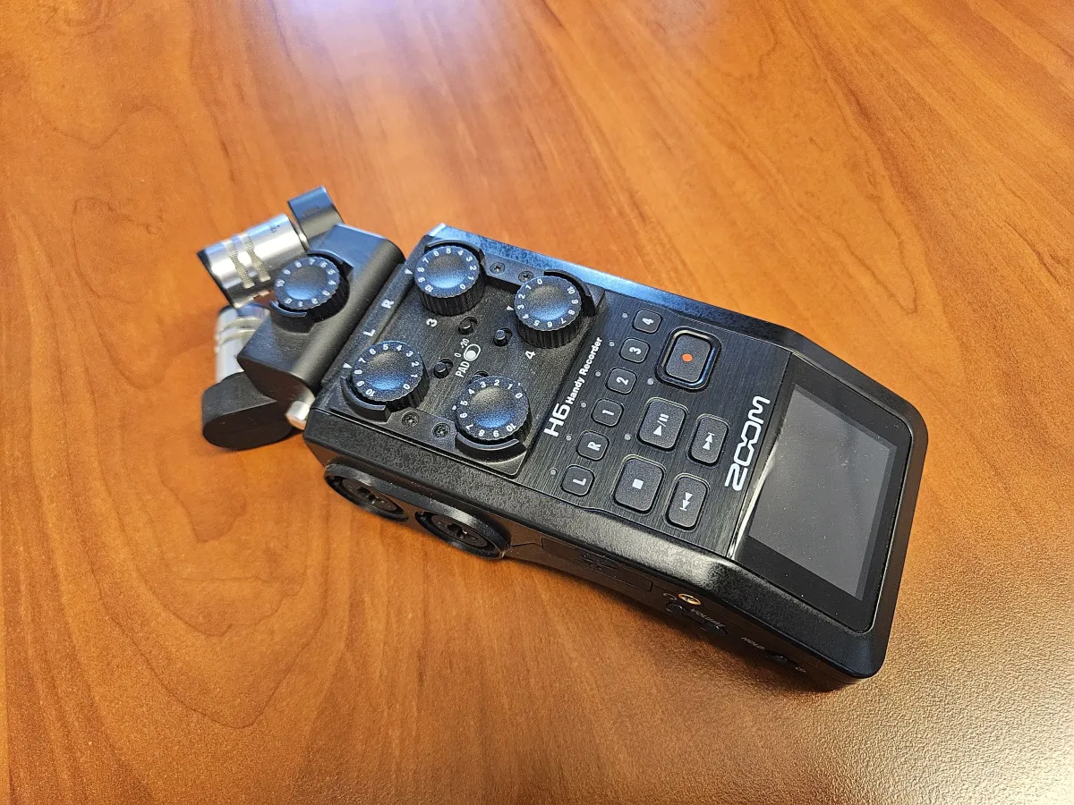 Zoom H6 Black Digital Aufnehmer