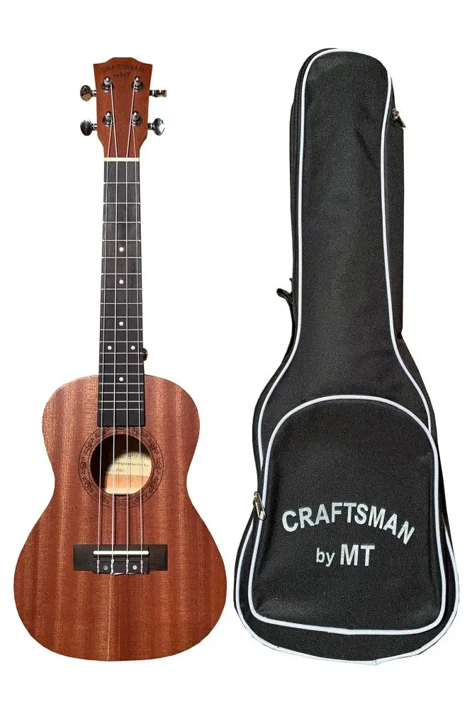 Craftsman By MT MTU-210 Concert ukulele tokkal Ukulele