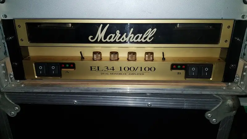 Marshall EL34 100100 Dual Monobloc Amplifier Végfok