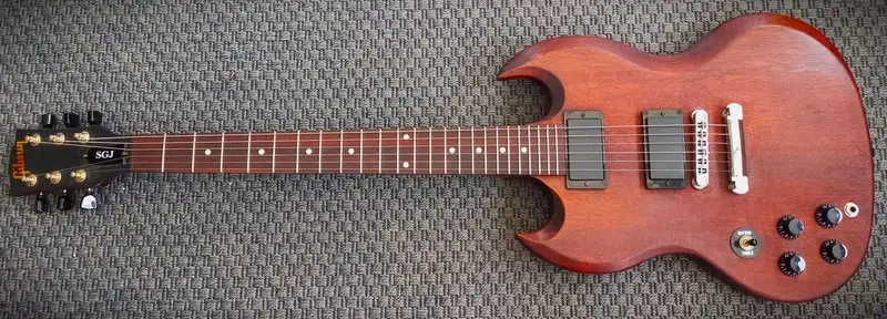 Gibson SGJ 2013 Chocolate Satin Balkezes elektromos gitár
