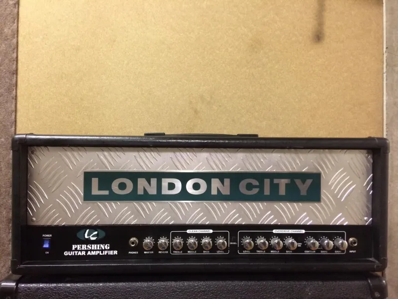 London City Pershing 200 wattos gitárerősítő fej Guitar amplifier