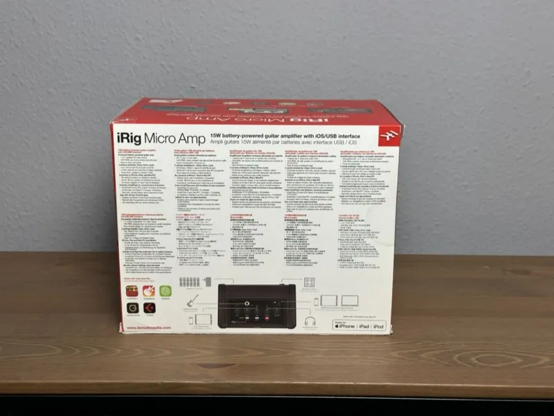 IK Multimedia iRig Micro Amp 15W Battery-Powered Guitar Amplifier