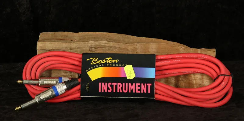 Boston 6m egyenes - egyenes jack kábel piros Kiegészítők