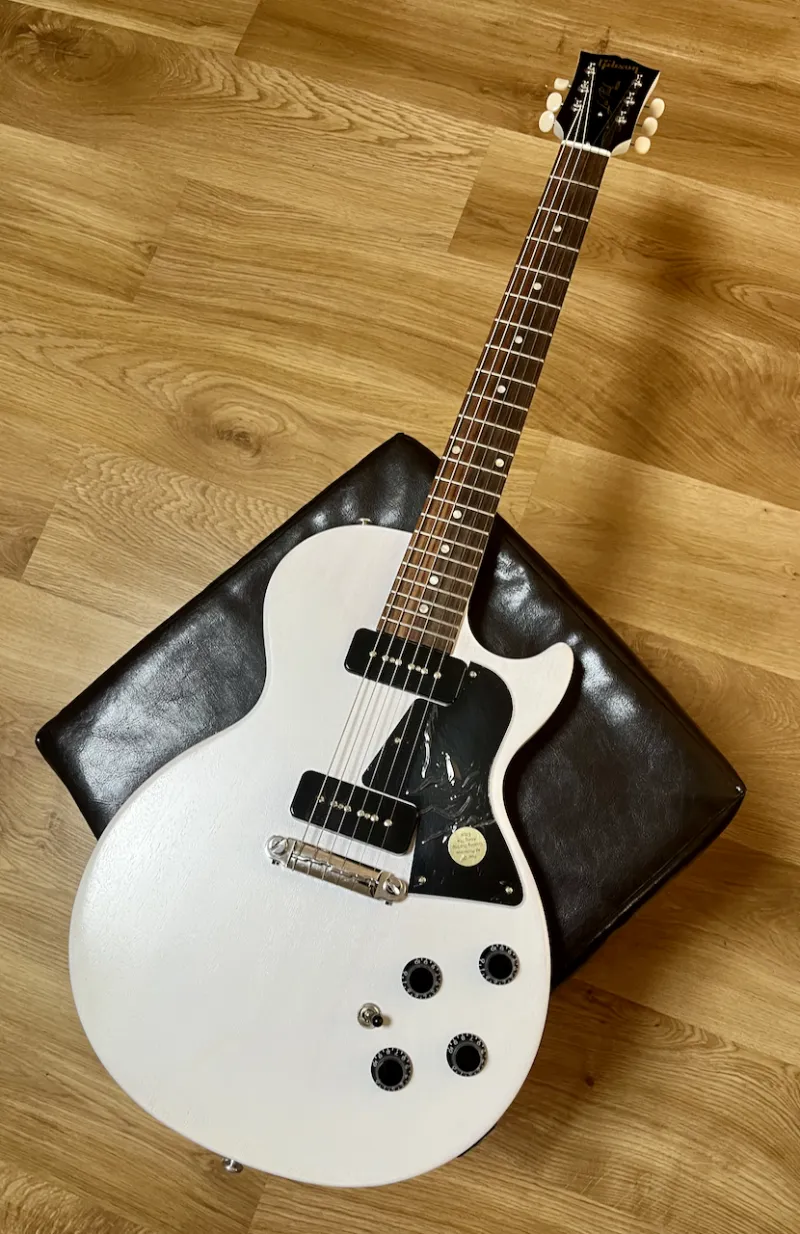 Gibson Les Paul Special Tribute P-90 2019 Worn White Elektromos gitár