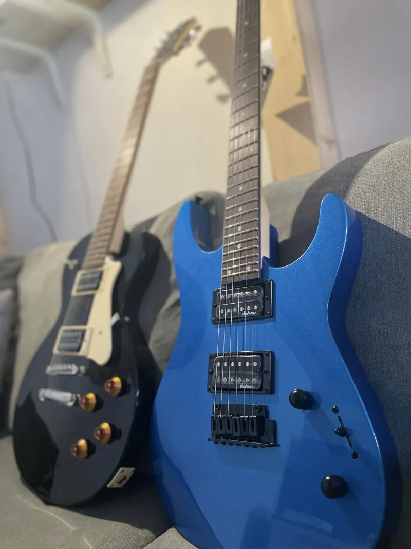 Jackson JS Series Dinky JS11 Metallic Blue Elektromos gitár