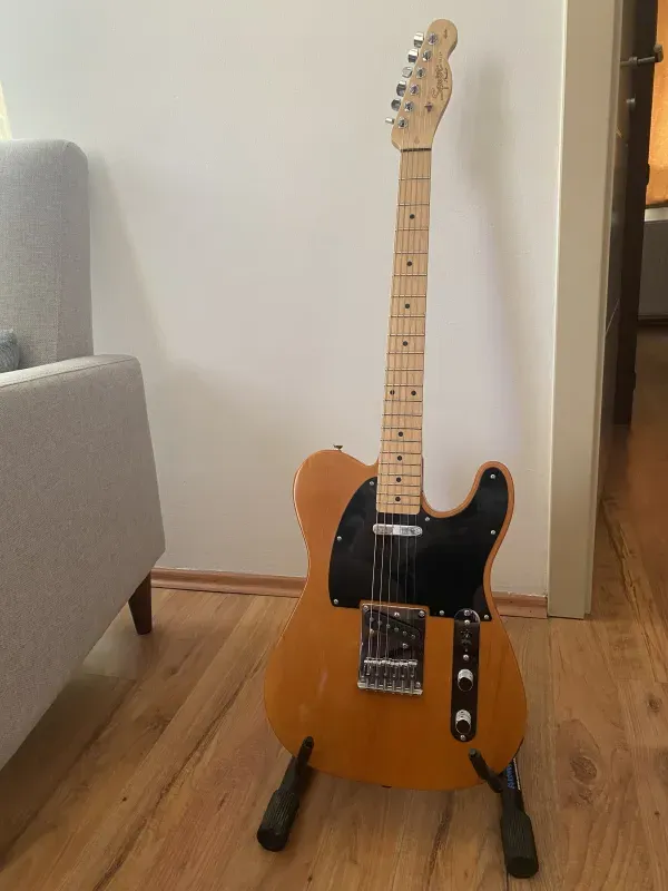 Squier Telecaster MN Butterscotch Blonde Elektromos gitár