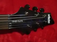 Schecter Omen Elite-6 FR STBB garis E-Gitarre