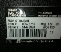 Peavey 6505 straight Gitárláda
