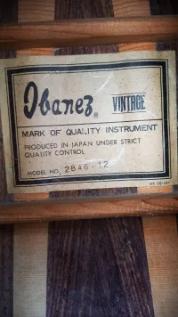 Ibanez 2846-12 Japán 1977 Acoustic guitar 12 strings