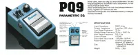 Ibanez PQ9 japán Parametric EQ 1980s Equalizer