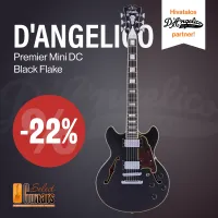 DAngelico Mini DC Black Fake