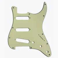 Allparts 11 lyukas Stratocaster koptato, mint green