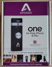 Apogee Electronics ONE 2. External sound card - Herman Sándor [Yesterday, 7:49 pm]