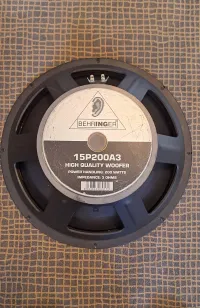 Behringer 15P200A3 hangszóró Reproduktor - OHMS [September 22, 2024, 10:10 pm]