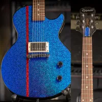 Epiphone Junior +BurstBucker Sparky blue Wrap