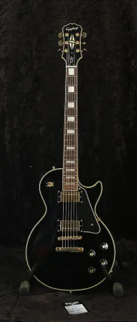 Epiphone Les Paul Custom Pro Ebony 2007 MIC Electric guitar - Vintage52 Hangszerbolt és szerviz [June 22, 2024, 5:34 pm]