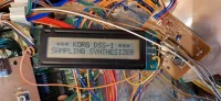 Korg DSS-1 Sampler teljes működő elektronika